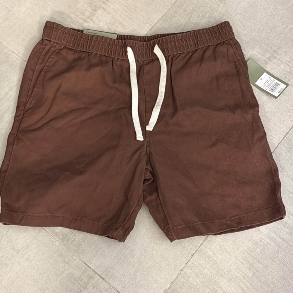 Goodfellow & Co The Vintage Collection Pull On Shorts Brown 7" Men's Size Medium